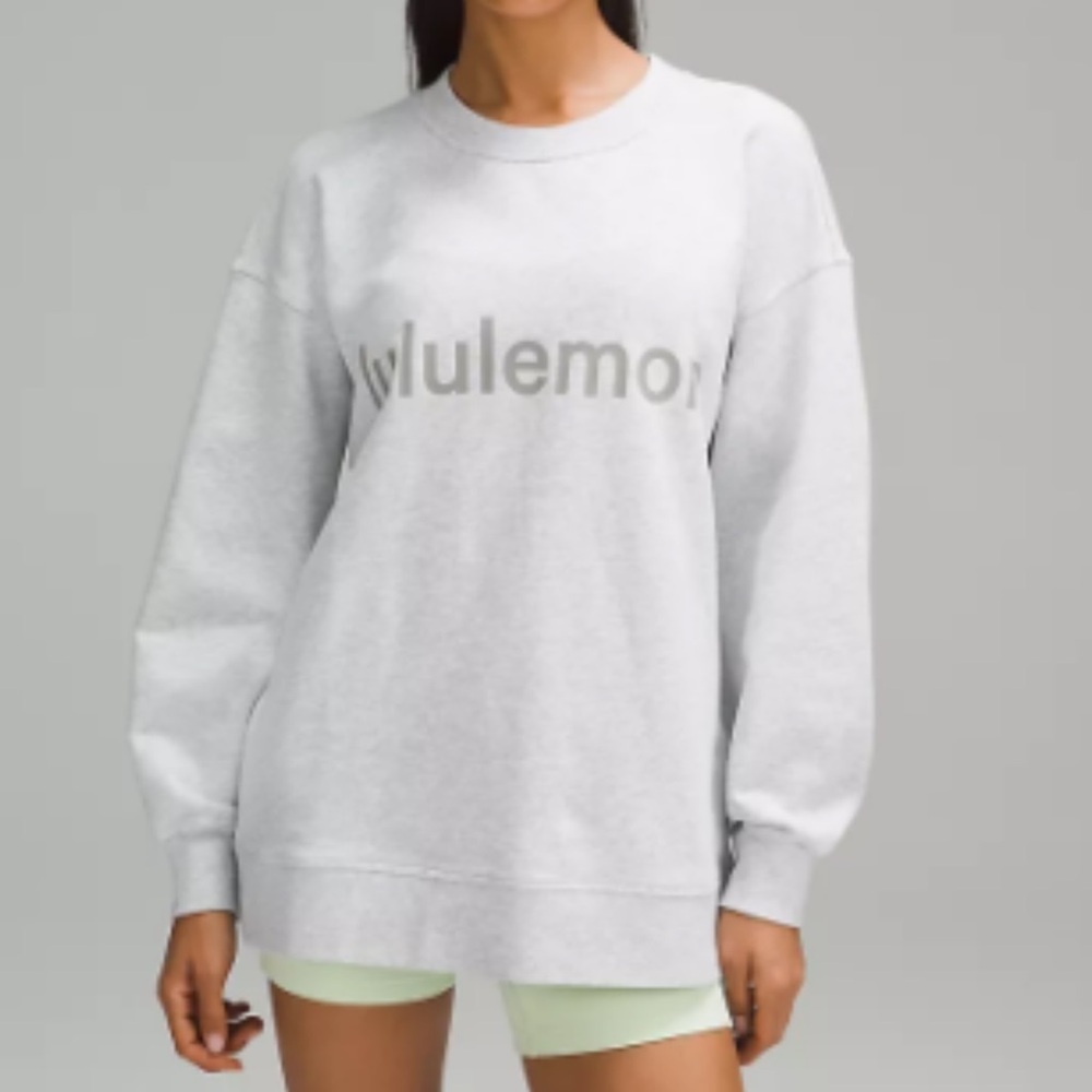 lululemon athletica Gray Sweatshirt